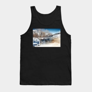 Winter In The Park - Infrared Tank Top